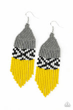 Load image into Gallery viewer, Beautifully BEAD-dazzling Silver Paparazzi Earrings
