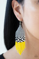 Load image into Gallery viewer, Beautifully BEAD-dazzling Silver Paparazzi Earrings
