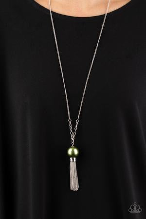 Belle of the Ballroom Green Necklace