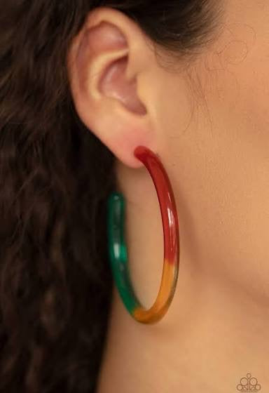 Awesome Aura Multi Hoop earring