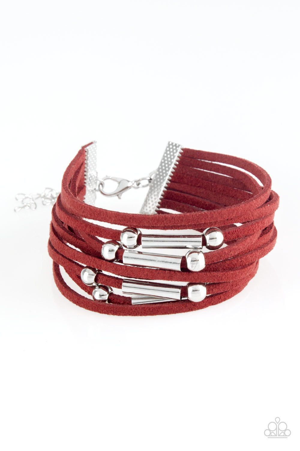 Back To Backpacker Red Bracelet