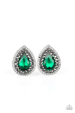 Load image into Gallery viewer, Debutante Debut Green Post Earring
