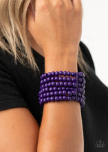 Load image into Gallery viewer, Diving in Maldives Purple Bracelet
