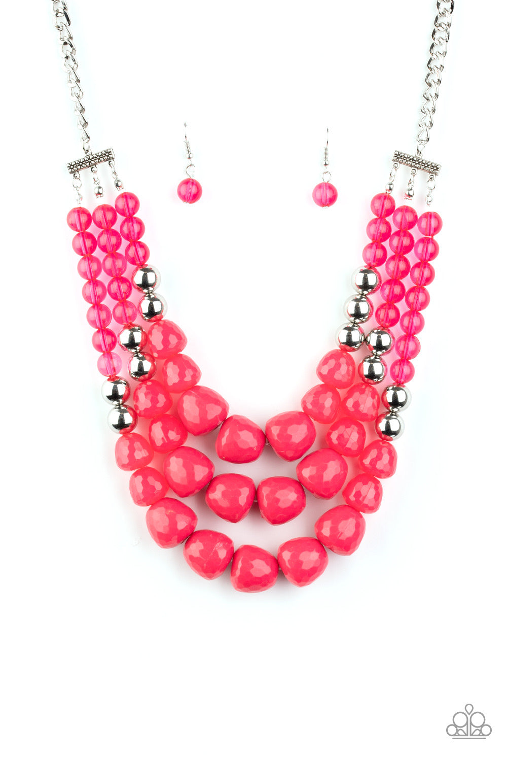 Forbidden Fruit Pink Necklace