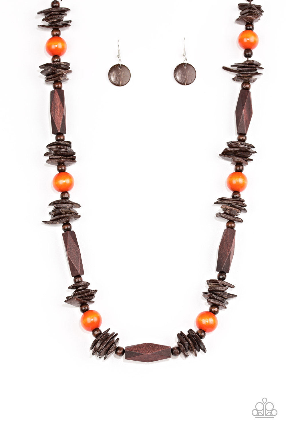 Cozumel Coast Necklace-Orange