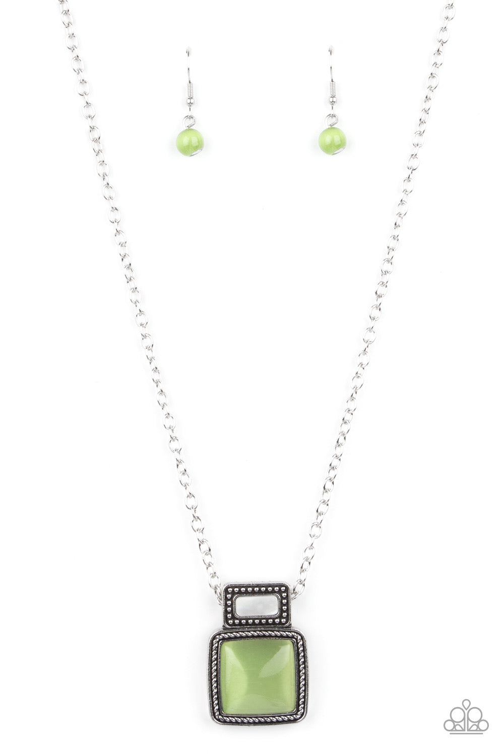 Ethereally Elemental Green Necklace